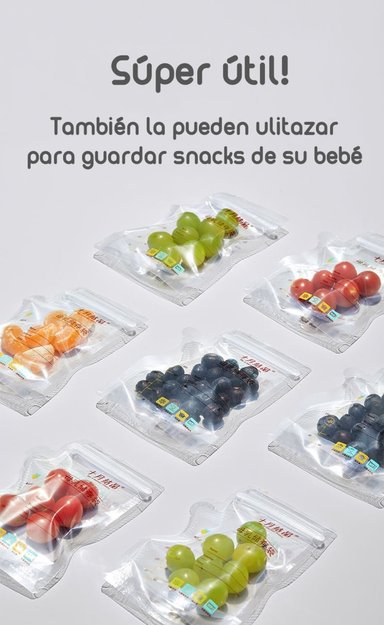 BOLSA PARA LECHE MATERNAL LUBABYCAS BLANCO 36 UNIDADES Y 1 PLUMÓN - 6