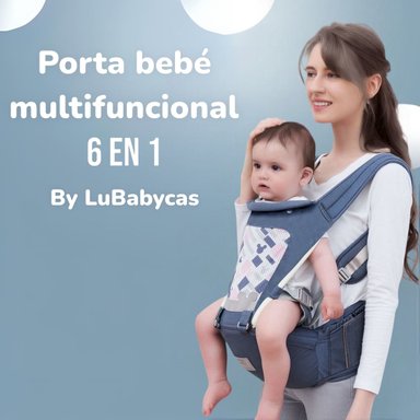 PORTABEBÉ LUBABYCAS ERGONÓMICO 6 EN 1 BY ROSADO - 2