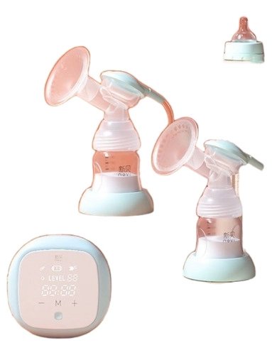 EXTRACTOR DE LECHE LUBABYCAS VERDE DOBLE INALAMBRICO NEVI BY - 1