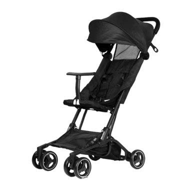 COCHE PASEO LUBABYCAS PREMIUM ÚLTRA COMPACTO NEGRO - 1