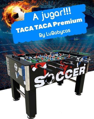 TACA TACA DE FUTBOL MADERA 140*76CM PREMIUM BY LUBABYCAS - 2