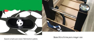 TACA TACA DE FUTBOL MADERA 140*76CM PREMIUM BY LUBABYCAS - 6