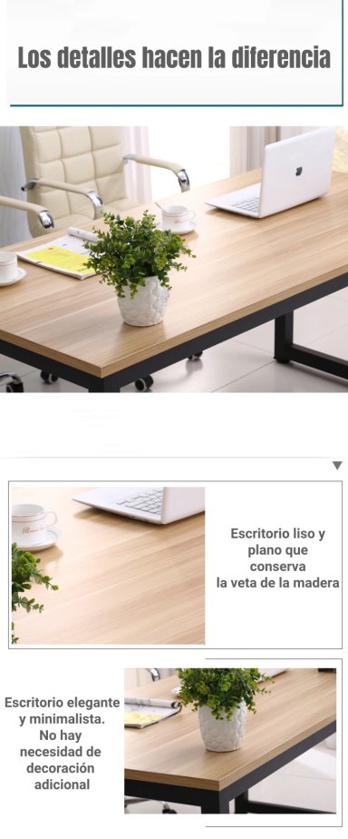 ESCRITORIO MESA 120*60*74CM BY LUBABYCAS BLANCO - 3