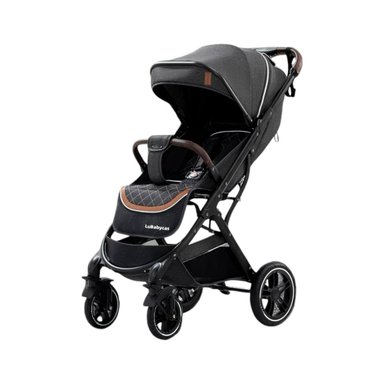 COCHE PASEO LUBABYCAS CON CUBRE PIES NEGRO - 1