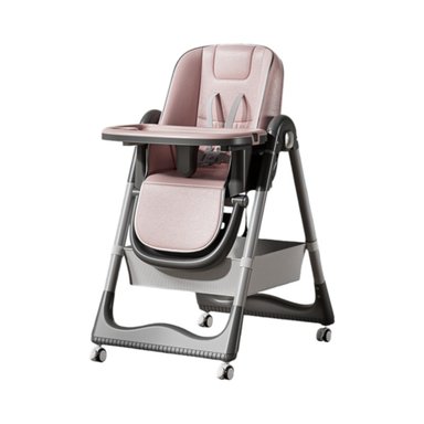 SILLA COMER LUBABYCAS RECLINABLE PLEGABLE ROSADO - 1