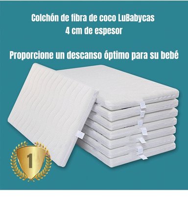 COLCHÓN LUBABYCAS COCO CUNA 85 X 45 X 4 CM - 2