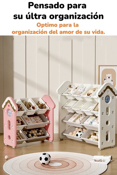 ESTANTE LUBABYCAS INFANTIL ORGANIZADOR JUGUETES BY BLANCO - 2