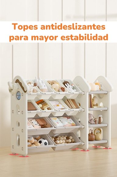 ESTANTE LUBABYCAS INFANTIL ORGANIZADOR JUGUETES BY BLANCO - 5