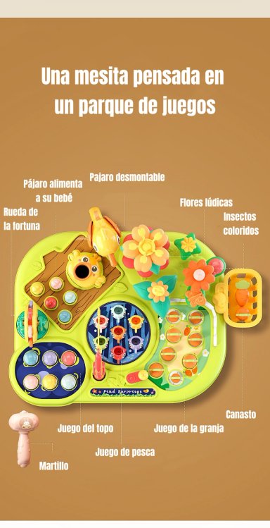 MESA DE ACTIVIDADES 9 JUEGOS BY LUBABYCAS - 3