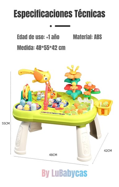 MESA DE ACTIVIDADES 9 JUEGOS BY LUBABYCAS - 8