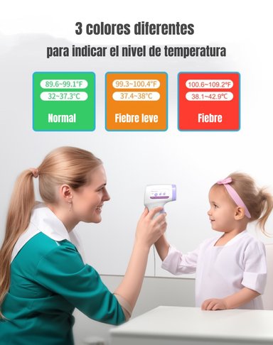 TERMÓMETRO INFRARROJO LUBABYCAS DIGITAL CON PILAS - 2