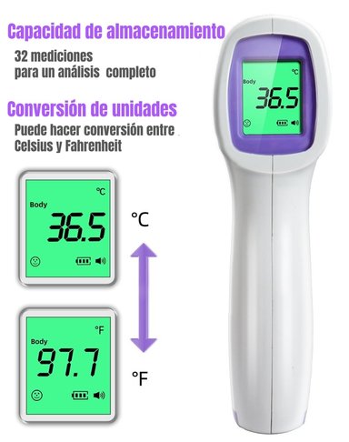 TERMÓMETRO INFRARROJO LUBABYCAS DIGITAL CON PILAS - 6