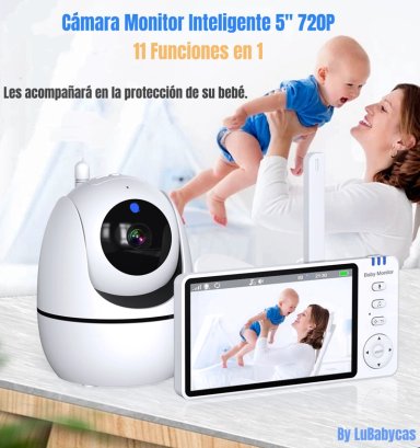 CAMARA MONITOR INTELIGENTE PANTALLA 5'' 720P BY LUBABYCAS - 2