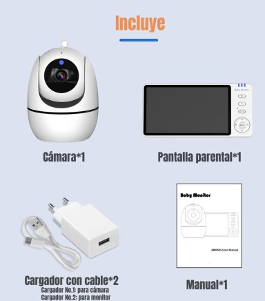 CAMARA MONITOR INTELIGENTE PANTALLA 5'' 720P BY LUBABYCAS - 4