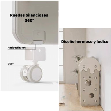 ESTANTE INFANTIL ORGANIZADOR DE JUGUETES ESPACIOSO LUBABYCAS - 5