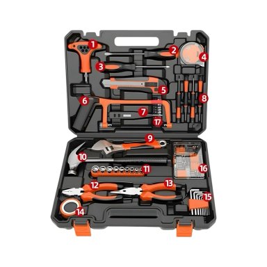 SET HERRAMIENTAS LUBABYCAS 17 TIPOS CAJA BY 105 PIEZAS - 1