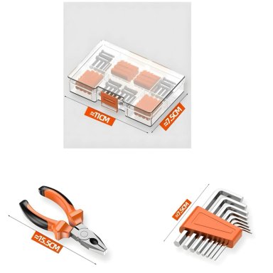 SET HERRAMIENTAS LUBABYCAS 17 TIPOS CAJA BY 105 PIEZAS - 5
