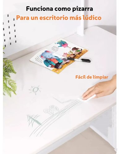 ESCRITORIO LUBABYCAS INFANTIL CON ESTANTE ORGANIZADOR 120CM - 6