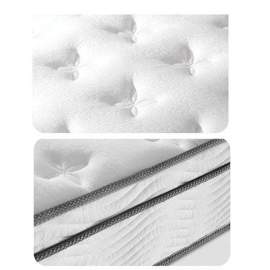 COLCHÓN LUBABYCAS NUBE266 KING COMPRIMIDO NUBE POCKET 180 X 200 X 30 CM - 8