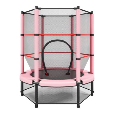 CAMA ELÁSTICA LUBABYCAS IFREE 140 CM DISEÑO ALTO ROSADA - 1