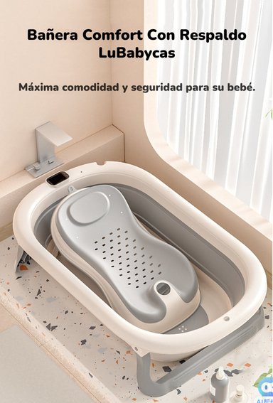 BAÑERA LUBABYCAS RESPALDO DUCHA COMFORT CAFÉ - 2
