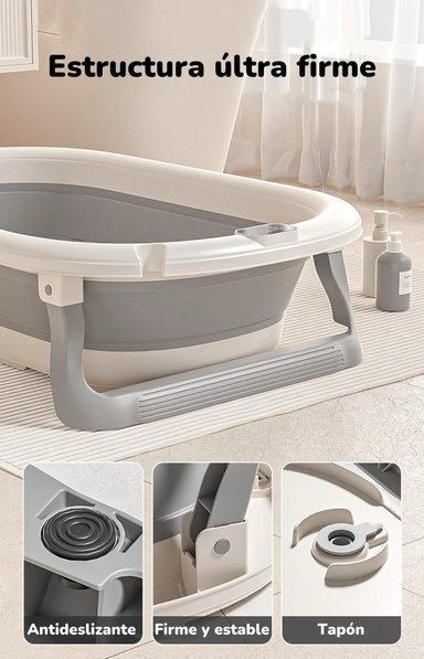 BAÑERA LUBABYCAS RESPALDO DUCHA COMFORT CAFÉ - 6