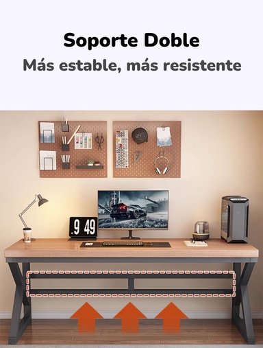 ESCRITORIO DE MADERA DISEÑO K SNOW 120CM LUBABYCAS - 4