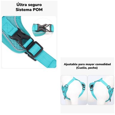 ARNE S PARA PERRO AJUSTABLE CON CORREA REFLECTANTES XL - 5
