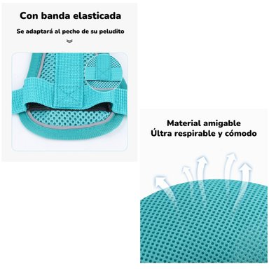ARNE S PARA PERRO AJUSTABLE CON CORREA REFLECTANTES M - 6