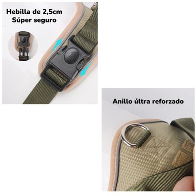 ARNE S PARA PERRO AJUSTABLE CON CORREA REFLECTANTES MIMI L - 7