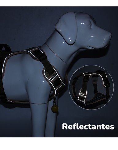 ARNE S PARA PERRO AJUSTABLE CON CORREA REFLECTANTES MIMI L - 8