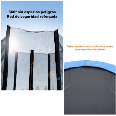 CAMA ELASTICA TRAMPOLINE 244CM ESCALERA ANDES BY LUBABYCAS - 6