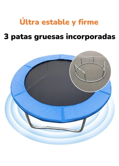 CAMA ELASTICA TRAMPOLINE 244CM ESCALERA ANDES BY LUBABYCAS - 7