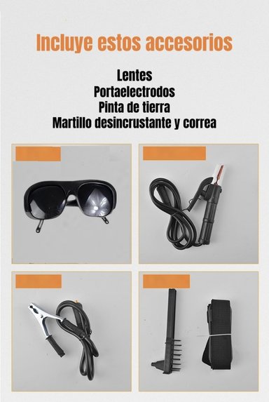 SOLDADORA INVERTER 120A 220V CON ACCESORIOS H01 - 3