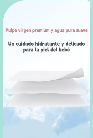 TOALLITAS HUMEDAS CON TAPA PACK 2X80 UNIDADES LUBABYCAS - 6