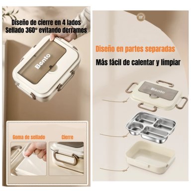 LONCHERA FIAMBRERA CALENTADORA CON BOLSO TE RMICO LUBABYCAS - 5