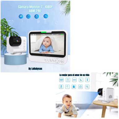 CAMARA MONITOR INTELIGENTE PREMIUM 7″1080P ABM790 LUBABYCAS - 2