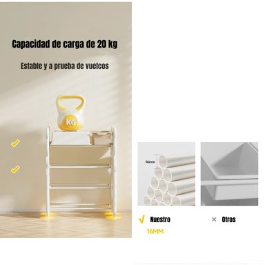 ESTANTE INFANTIL ORGANIZADOR DE JUGUETES LOVE LUBABYCAS - 6