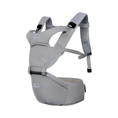 PORTABEBE  ERGONOMICO 0-3 AÑOS SONET GRIS BY LUBABYCAS - 1