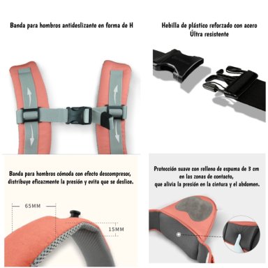 PORTABEBE  ERGONOMICO 0-3 AÑOS SONET GRIS BY LUBABYCAS - 4