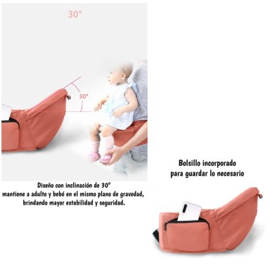PORTABEBE  ERGONOMICO 0-3 AÑOS SONET GRIS BY LUBABYCAS - 7