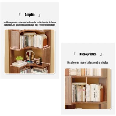 BIBLIOTECA LIBRERO ESTANTERIA BLANCO 5 NIVELES 170CM RANGER - 5