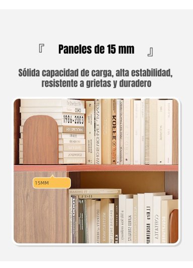 BIBLIOTECA LIBRERO ESTANTERIA BLANCO 5 NIVELES 170CM RANGER - 6