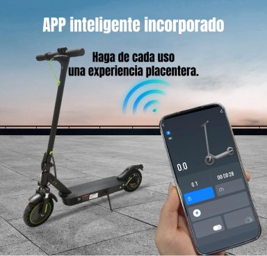 SCOOTER ELE CTRICO ALUMINIO CON APP 50KM 36V 500W E5MAX - 3