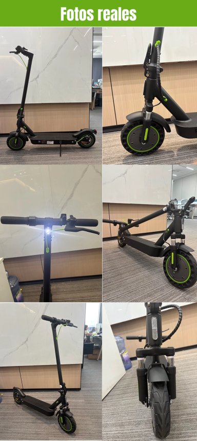 SCOOTER ELE CTRICO ALUMINIO CON APP 50KM 36V 500W E5MAX - 8