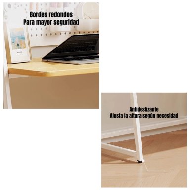 ESCRITORIO MESA PLEGABLE MULTIFUNCIONAL 100CM CORSA - 7