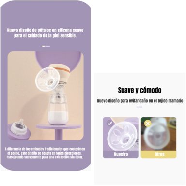 EXTRACTOR DE LECHE ELE CTRICO 10 BOLSAS RH289 VERDE LUBABYCAS - 6