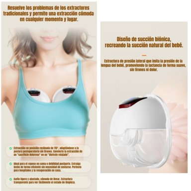 EXTRACTOR DE LECHE ELE CTRICO PORTATIL W210 LUBABYCAS - 3
