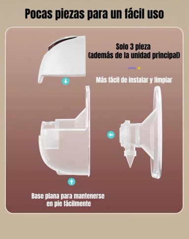 EXTRACTOR DE LECHE ELE CTRICO PORTATIL W210 LUBABYCAS - 8