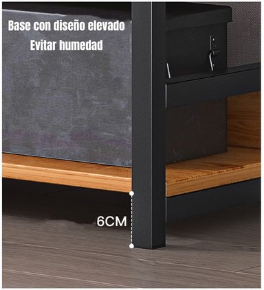 ESTANTES LIBRERO REPISAS DE 6 NIVELES 174CM ANTON - 6